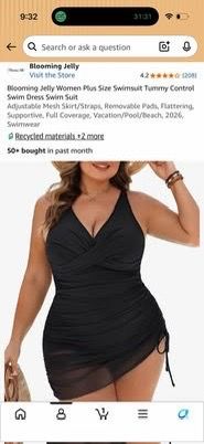 Plus size swimsuit