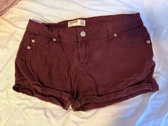 Burgundy Red Shorts