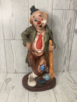 Vintage Clown, Hand Painted