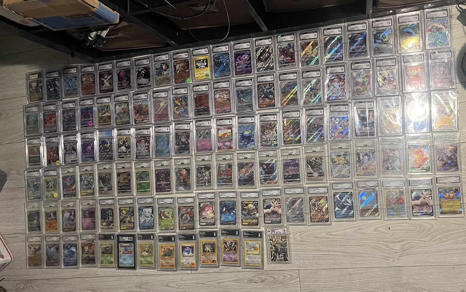 113 Pokemon Card Lower End Slabs CGC, AGs