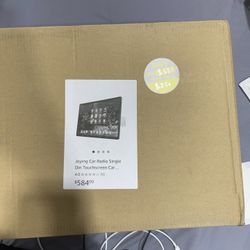 JOYING Car Stereo 13.3 Inch Single Din Radio with Wireless CarPlay & Android Auto, Manual-Rotated Android 12 Head Unit Support AM/FM Radio, Bluetooth 