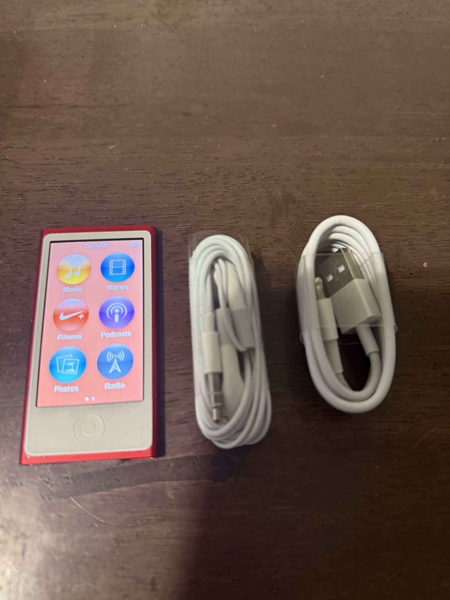 Ipod nano 7th generation 16gb red