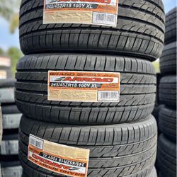 245/45/18 ARROYO GRAND SPORT ALL SEASON  (4 TIRES NEW) INCLUDED INSTALLATION AND BALANCING 