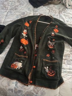 Her Universe Disney Winnie The Pooh Halloween Girls Cardigan