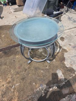 Small round table
