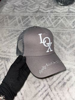 Gray & black Lox trucker cap