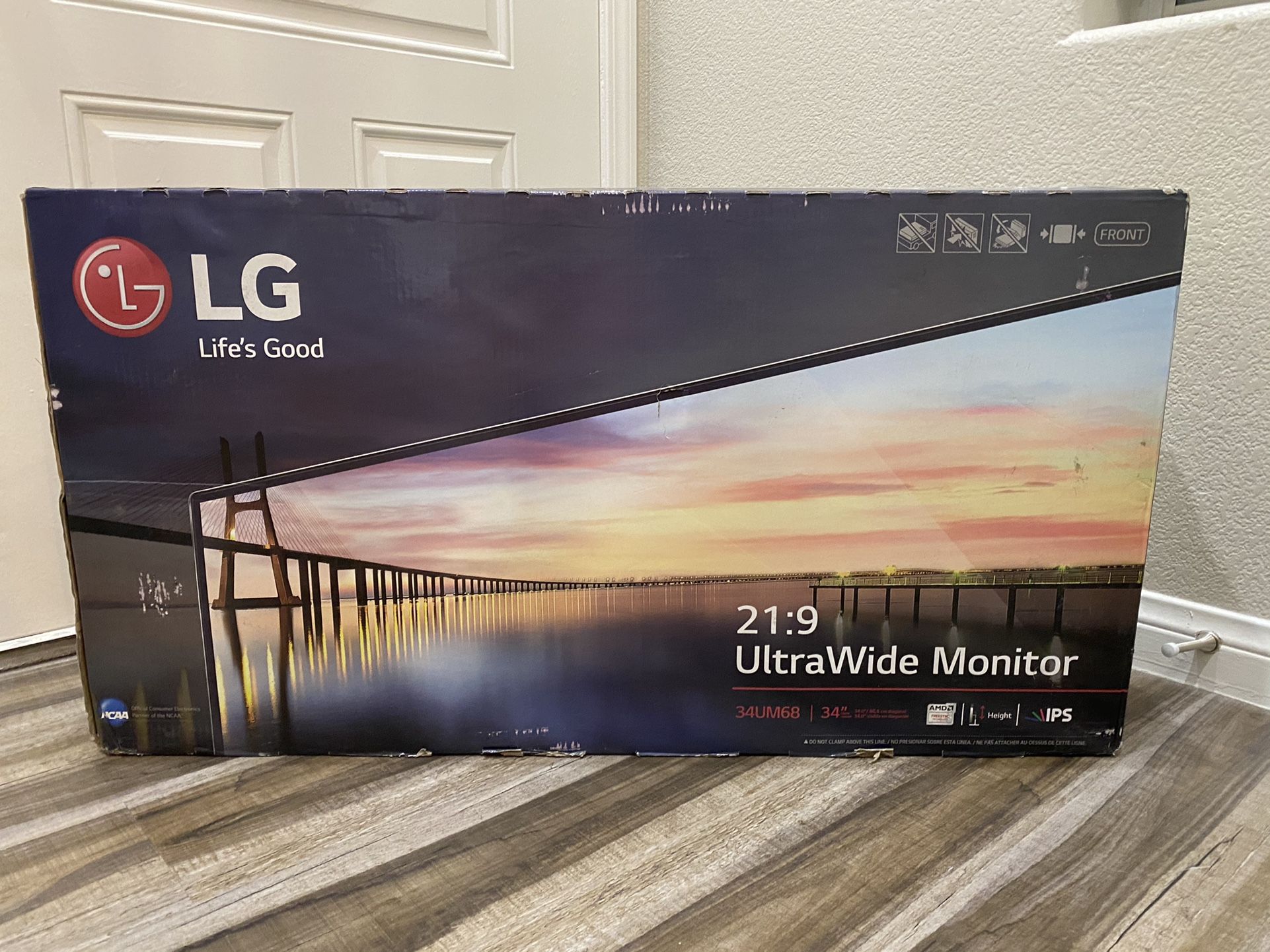 NEW LG 34UM68-P 34-Inch 21:9 UltraWide IPS Monitor with FreeSync
