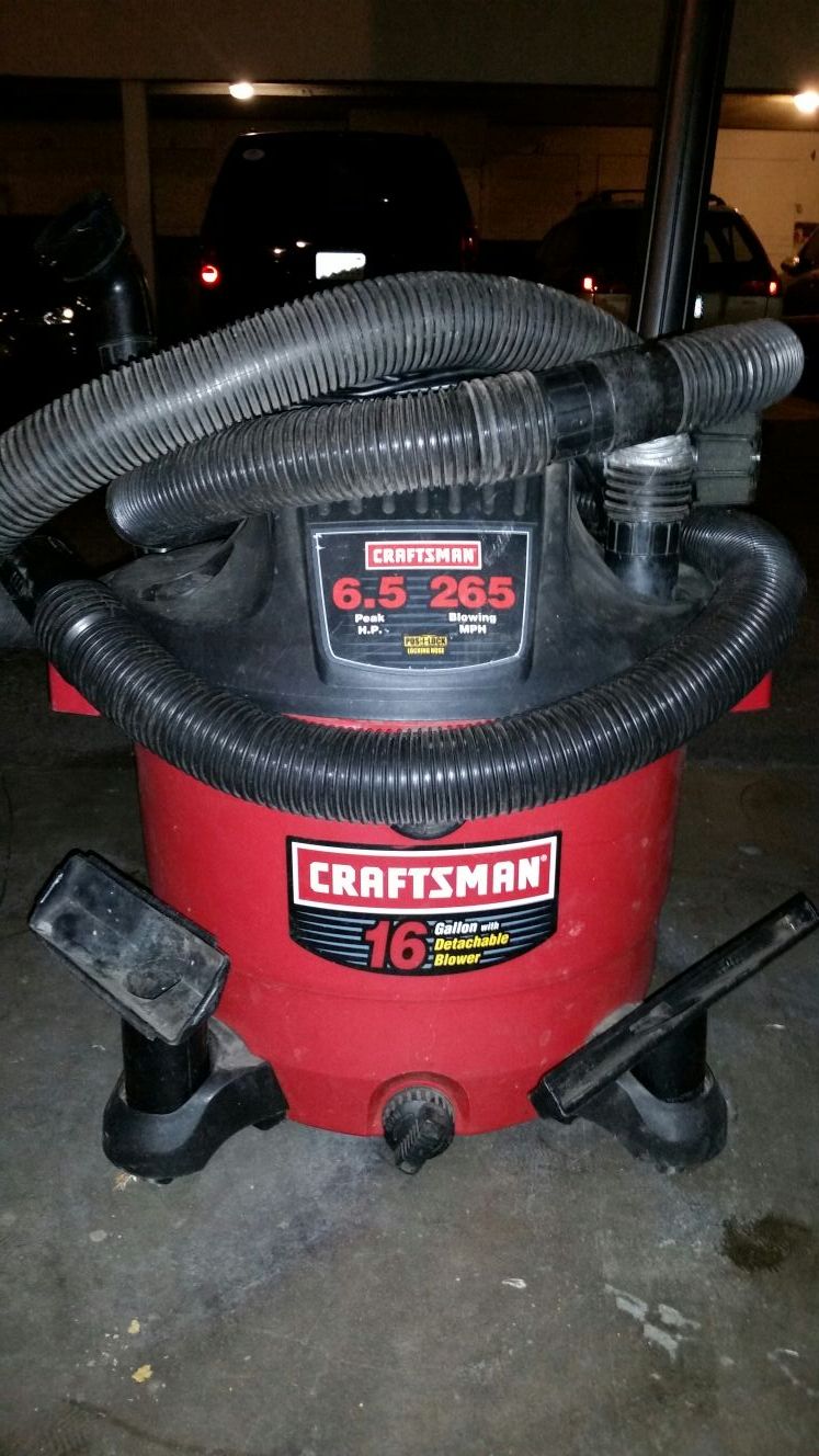Craftsman Shop Vac (6.5 H.P.) (265 mph) blower
