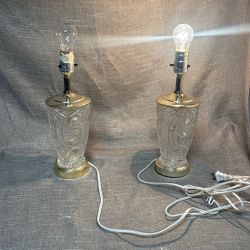 Vintage Crystal Lamps