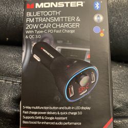 Monster Bluetooth FM transmitter