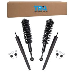 TRQ Front Struts Rear Shocks Complete Assembly Compatible With 2016-2022 Toyota Tacoma
