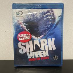 Shark Week Fins Of Fury Blu Ray 2 Disc Set NEW SEALED Discovery 2013