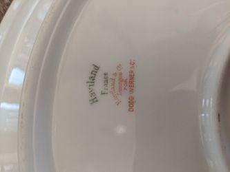 Antique Harviland France Limoges China plates