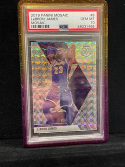 2019 Mosaic LeBron James Gem 10 PSA