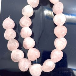 Large 20mm Rose Quartz Hearts