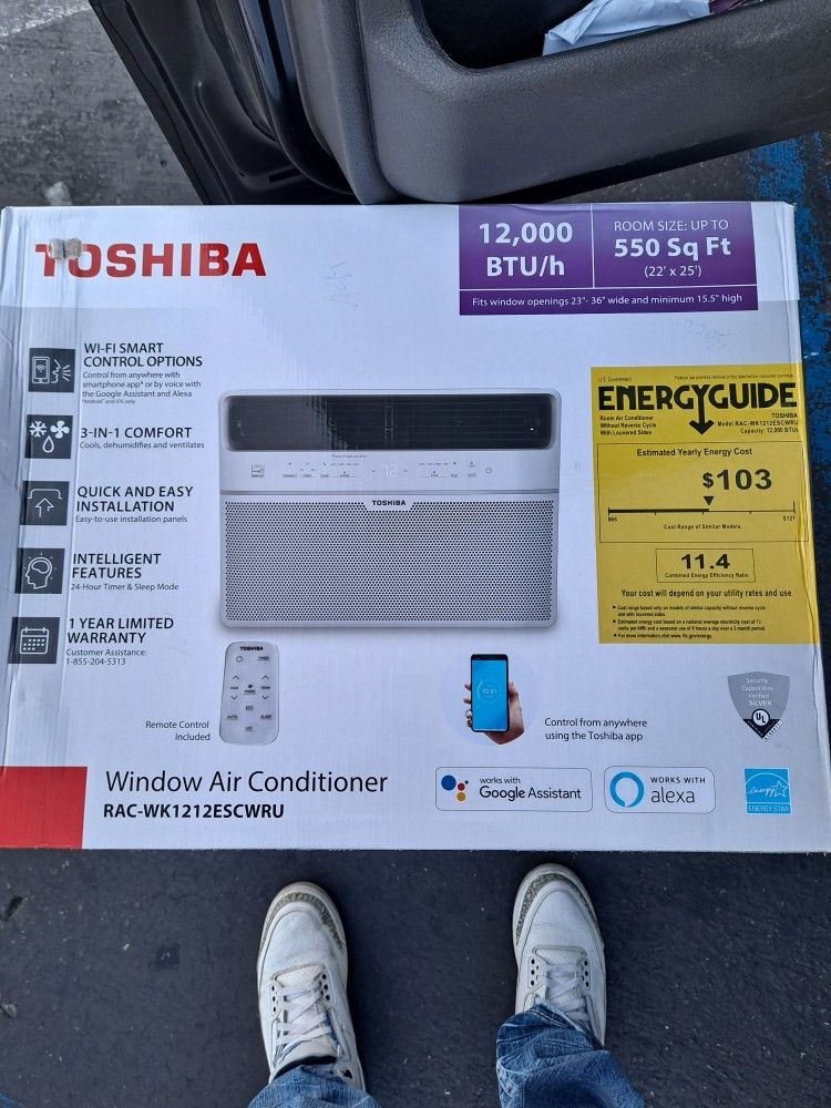 Toshiba Window A.C. MODEL, # RAC-WK1212ESCWRU cost $449 @ Home Depot Right Now