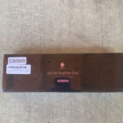 Miropure KL1020 Hair Straightener Brush with Ionic Generator (30s Fast Even Heating for Straightening or Curling)