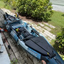 Vanhunks Black Bass Fishing Kayak for Sale in Fort Pierce, FL - OfferUp