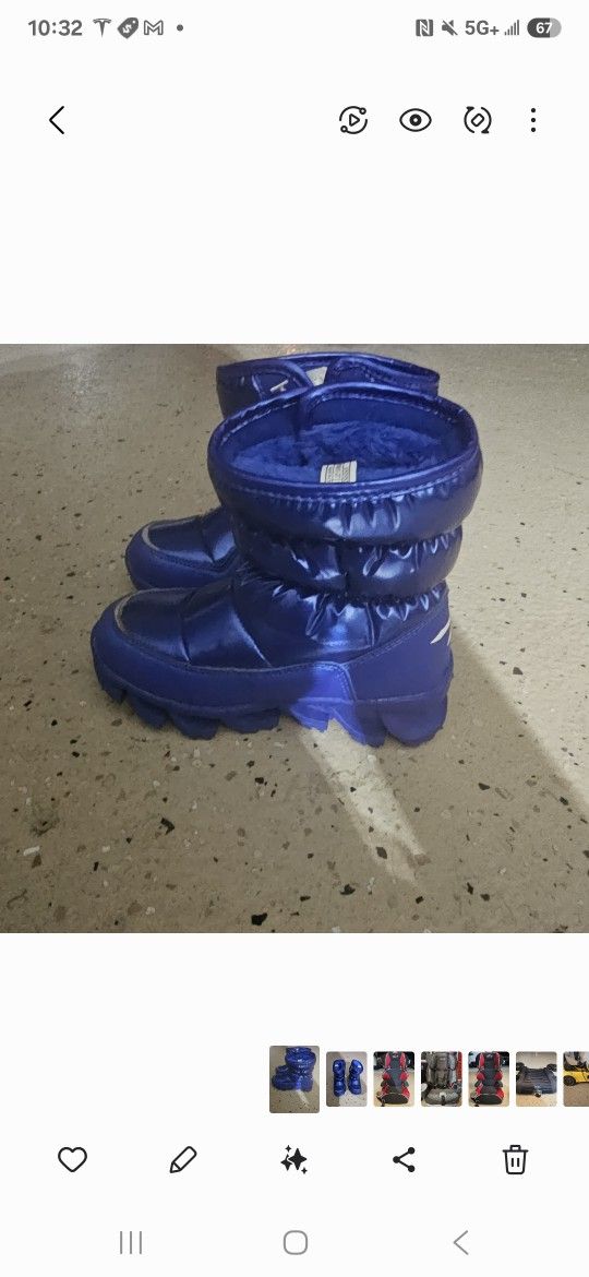 Kids Snow Boots – Size 27 EU / 165 mm (US Kids ~10.5)