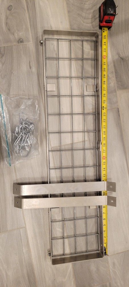 Kitchen Pot Rack 36" X 9" Stainless Steel 