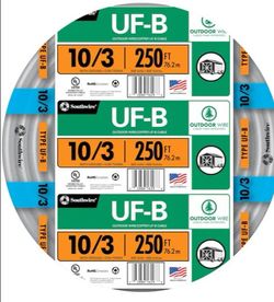 10/3 Southwire 250ft TYPE UF-B