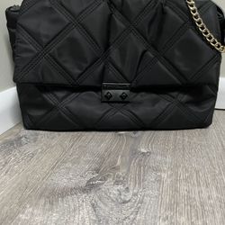 Betsey Johnson Black New Quilted Bag