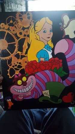 16"x20" Handmade acrylic painting art by Cassie.