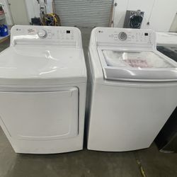 LG Washer And Electric Dryer 