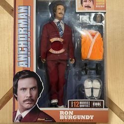 Anchorman Ron Burgandy action figure