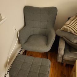 Chair And Ottoman Set