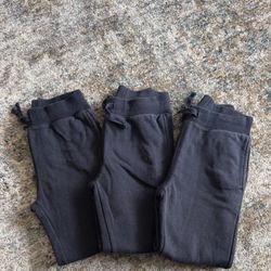 Boys Navy Fleece Joggers