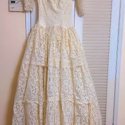 Vintage Lace Wedding Dress 