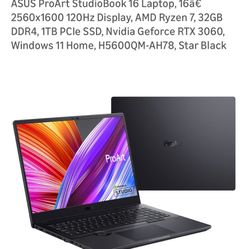 ASUS Laptop. 32GB Ram, 1TB Storage, NVIDIA RTX 3060