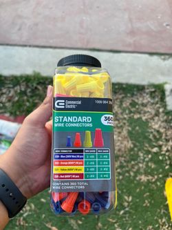 Commercial Electric Standard Wire Connectors 360-Pack