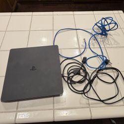 PlayStation 4 Slim 500GB Console – Tested & Working – Includes Cables