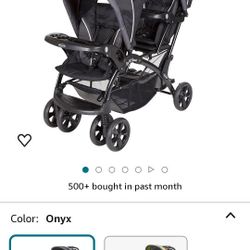 Sit N Stand Double Stroller Like New