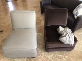 Room and Board two accent chairs