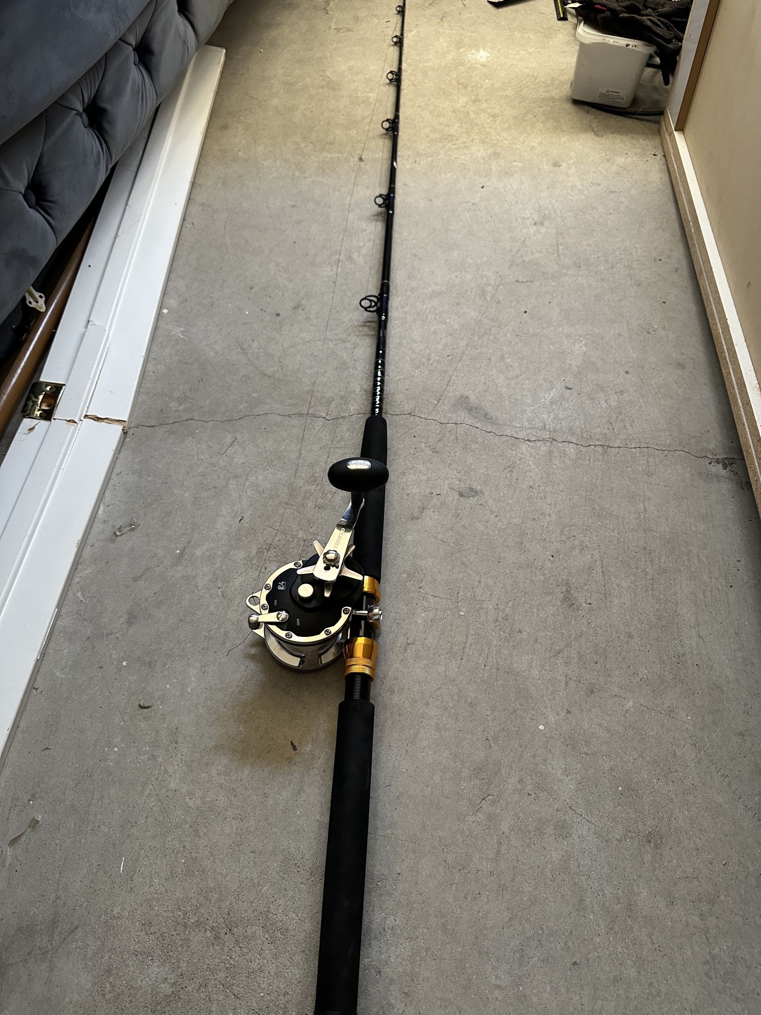 Okuma Catalina Ct-55n Reel With Pole