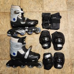 Juniors Adjustable Inline Skates Sizes 5-8