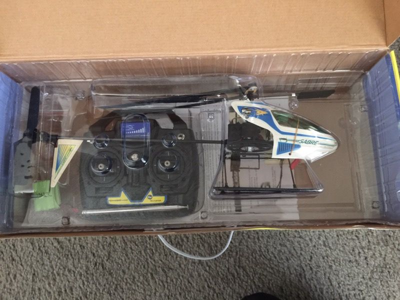 Sabre RC helicopter