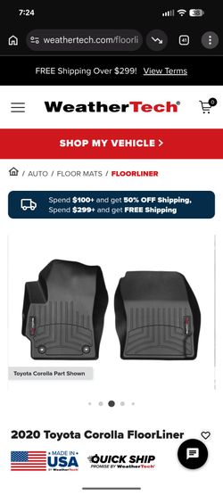 Toyota Corolla floor mats