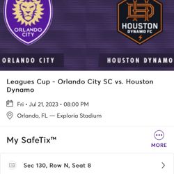 Tickets Orlando City Game Tonight 2 Tickets $80 Value 