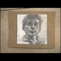 Bob Dylan Graphite Pencil Drawing Original Artwork