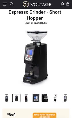 Eureka Atom 60 Espresso Grinder — $899 MSRP — Italian Commercial-Grade Grinder