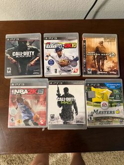 6 ps3 game lote lee la description