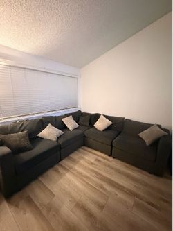 L shape section couch