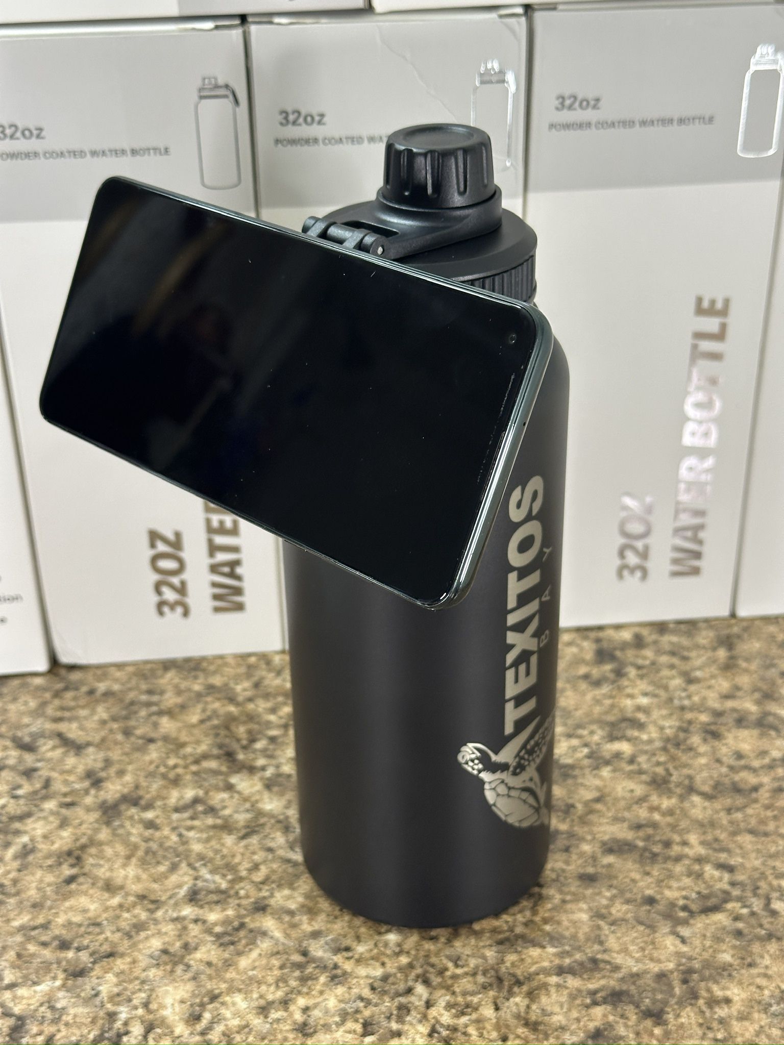 Water Bottle Magnetic Phone Holder Stainless Steel Magsafe Iphone
