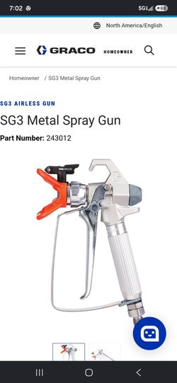 SG3 graco spray gun