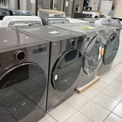 LAREDO FRONT LOAD WASH WASHER AND DRYERS AND NEW OPEN BOX