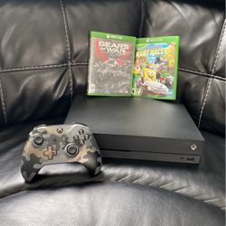 Xbox One X With Games